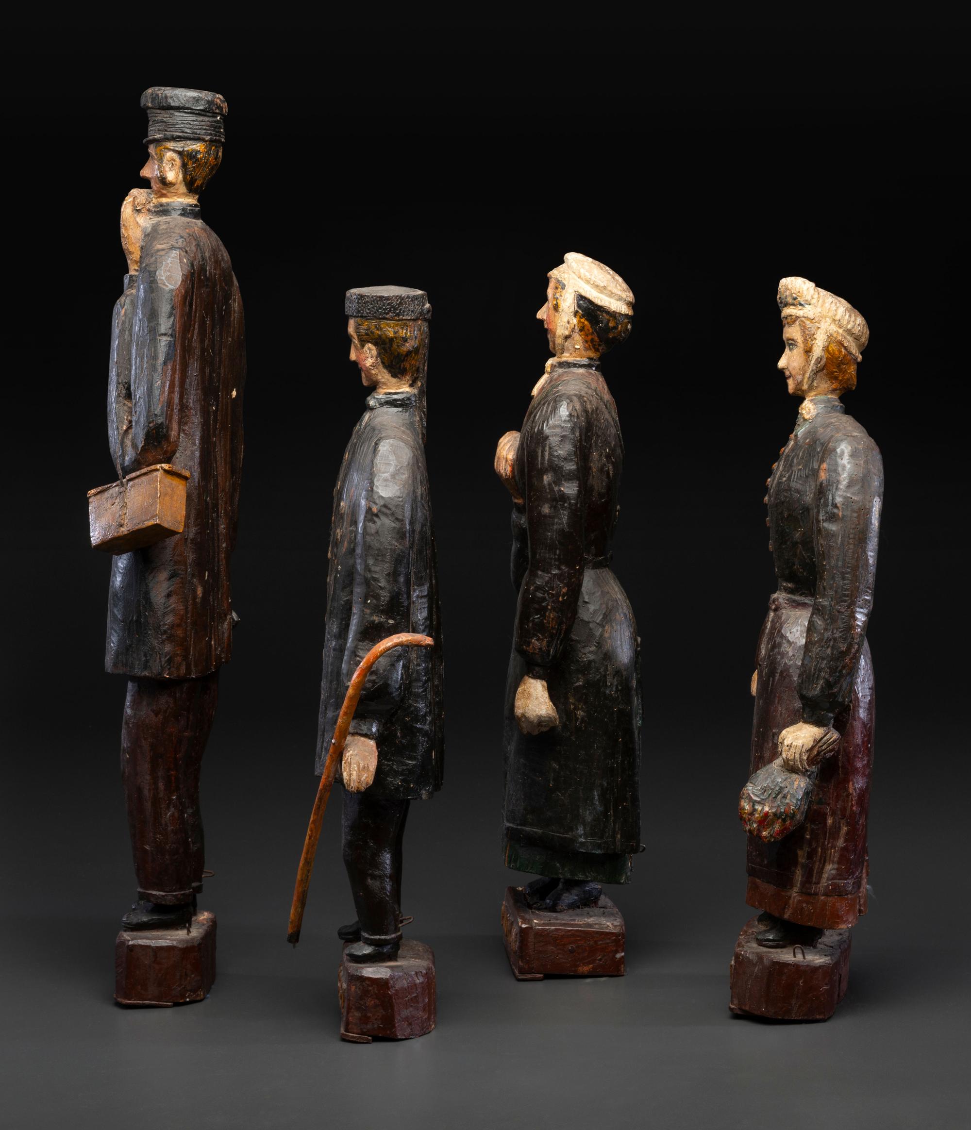 Four Quebec Family Figures