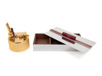 A Group of Four Art Deco and Art Deco Style Table Articles