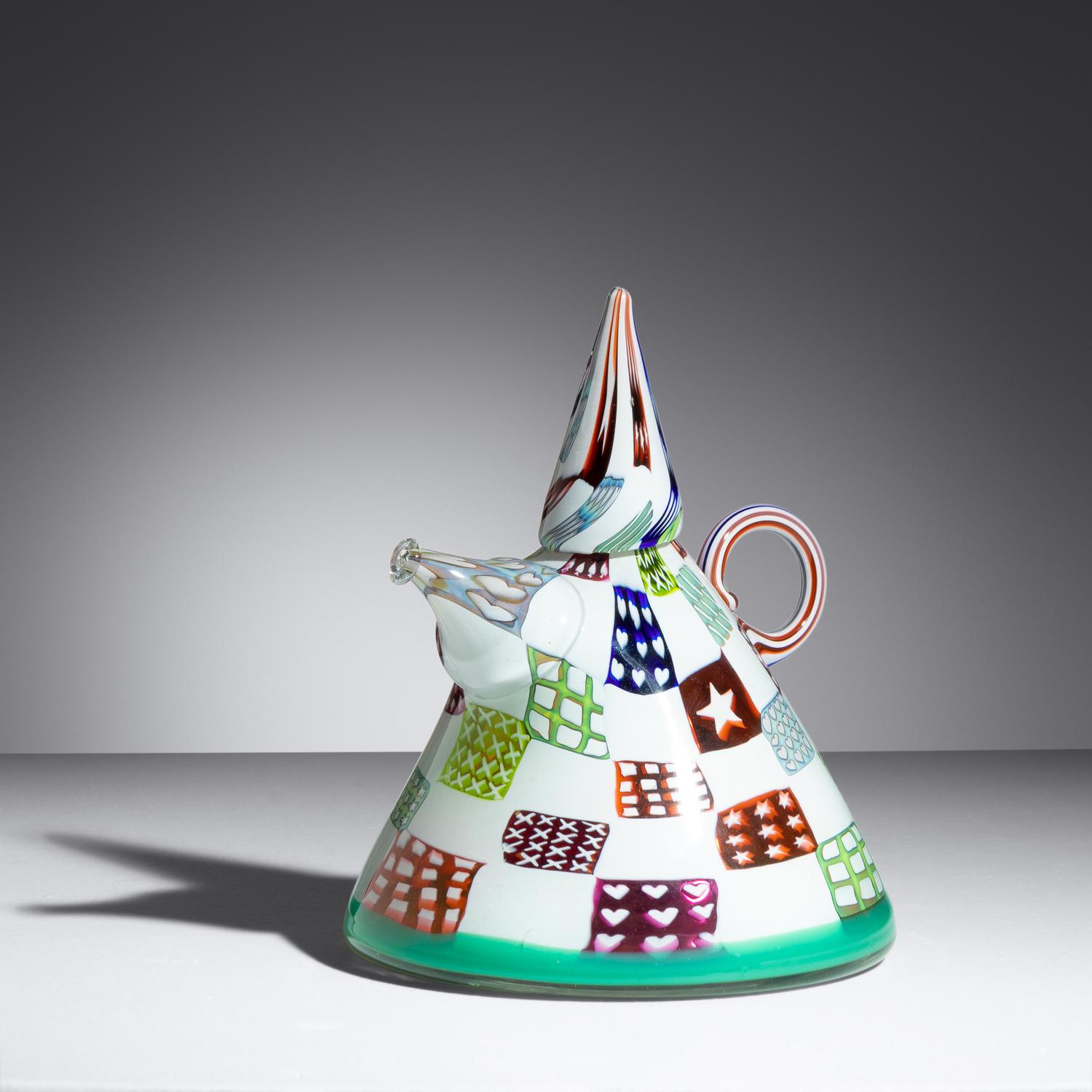 Crazy Quilt Teapot, 1985