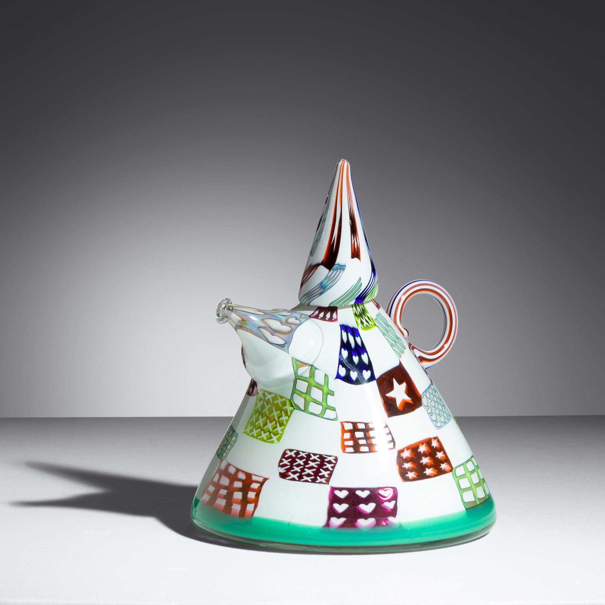 Crazy Quilt Teapot, 1985