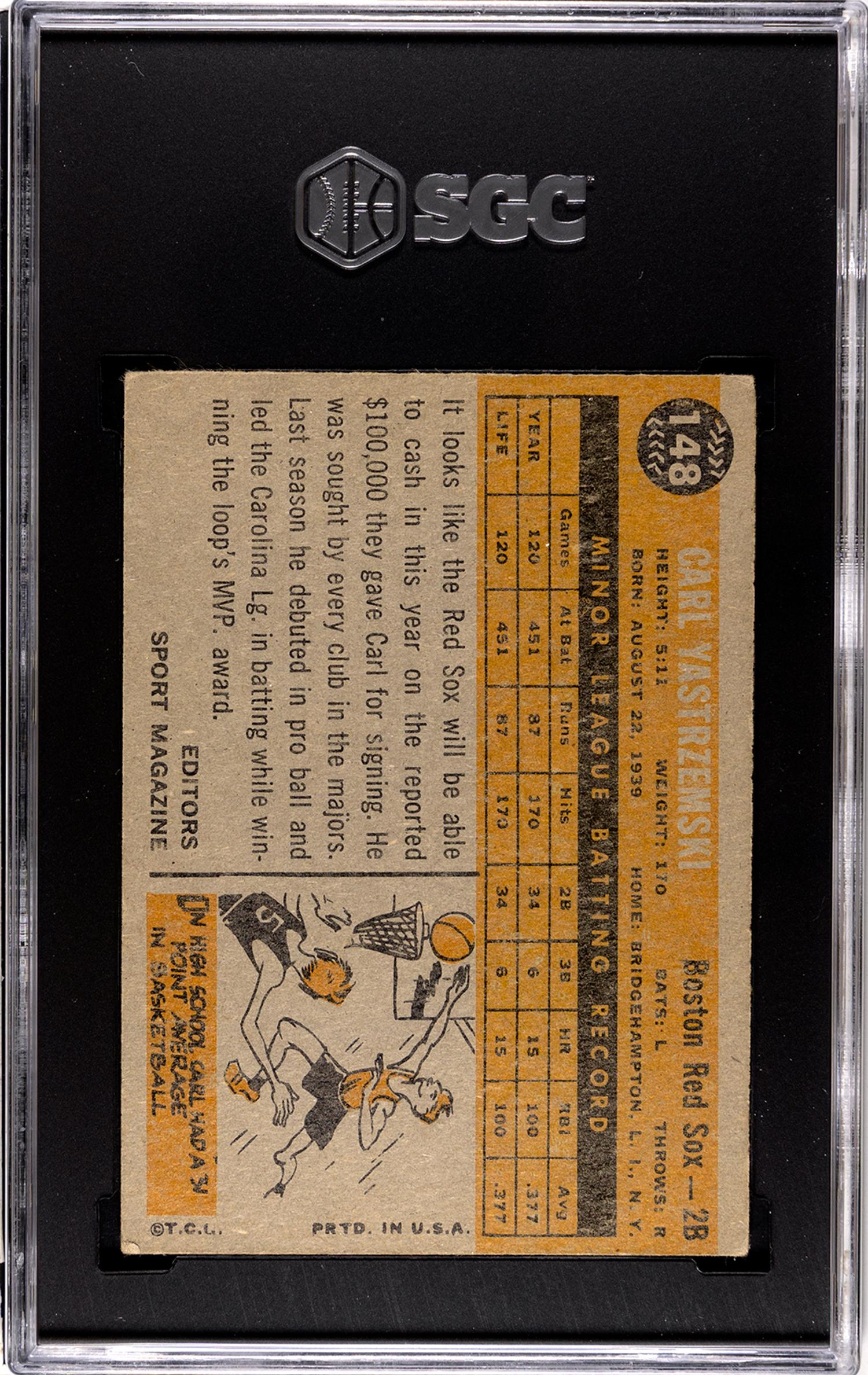 A Complete Set of 1960 Topps Baseball Cards Including SGC Graded Key Cards (572/572),