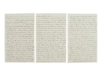 [RECONSTRUCTION -- AFRICAN AMERICAN SUFFRAGE]. Detailed letter regarding the John Surratt trial, Reconstruction politics, and the African American vote in action. Washington, 19 June 1867.