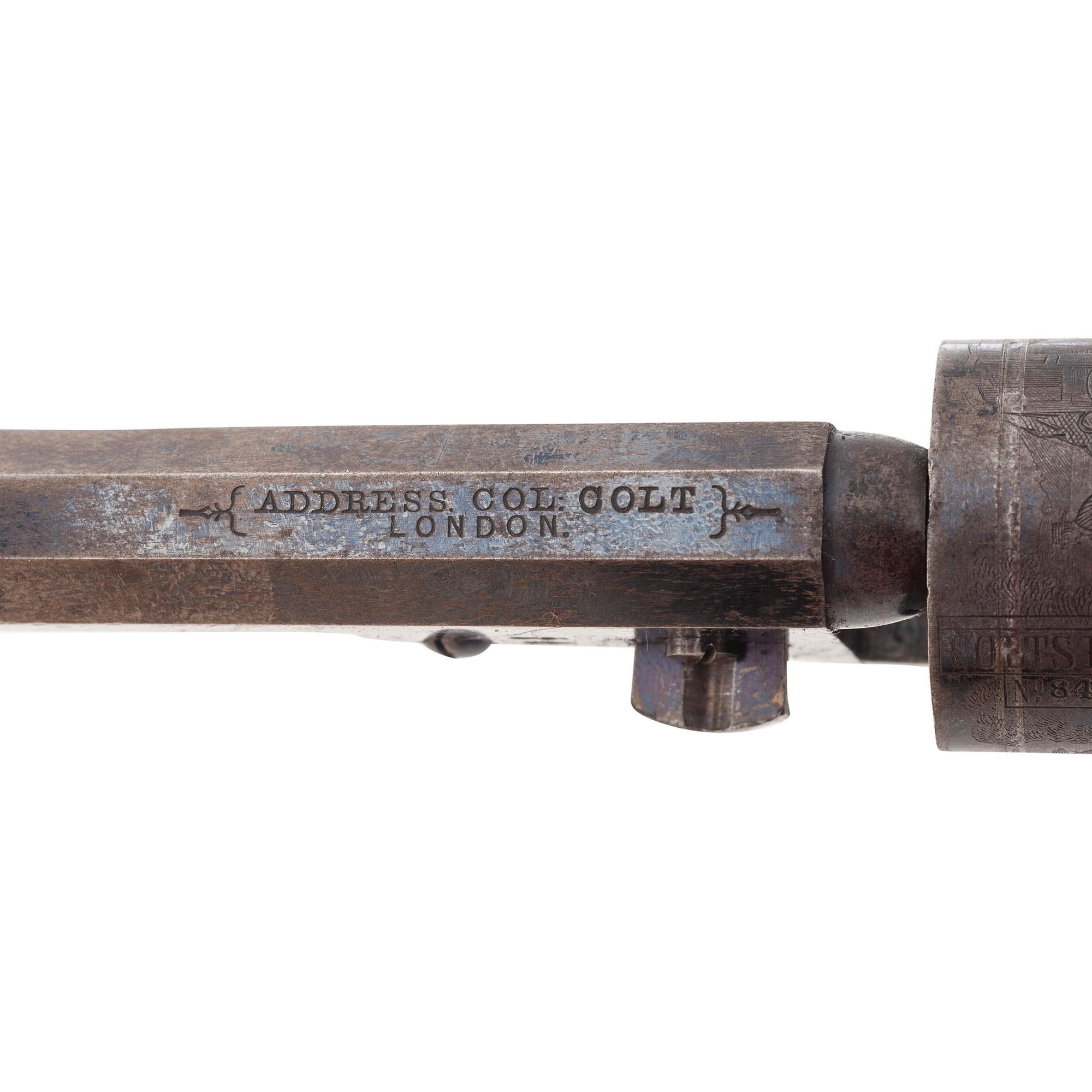 Cased London Colt Model 1849 Pocket Revolver