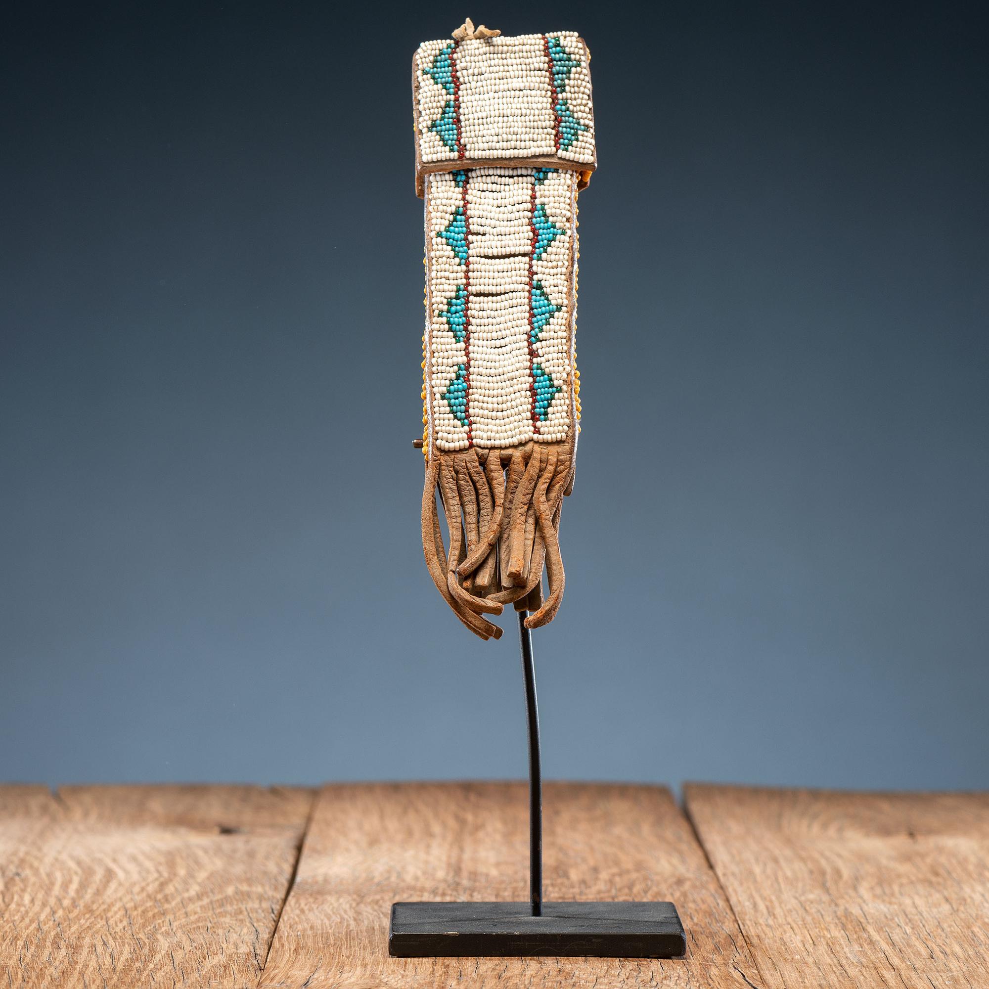 Northern Plains Beaded Whetstone Case