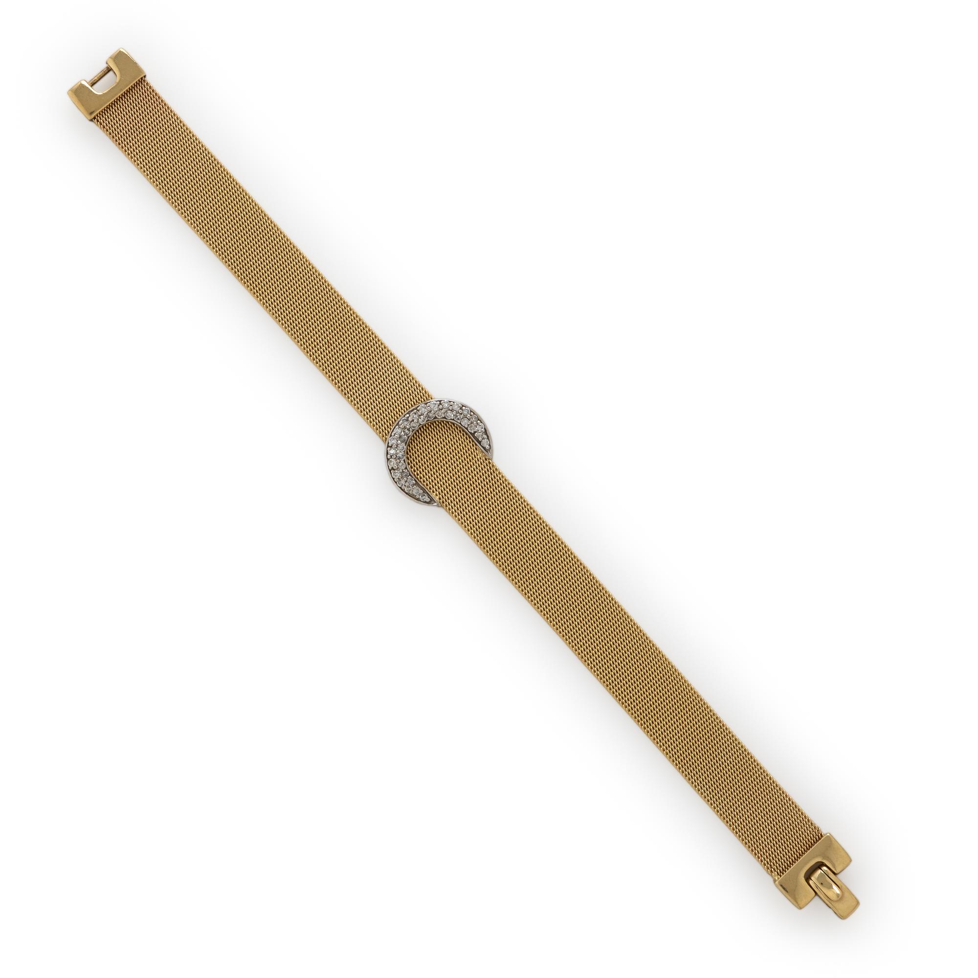 Yellow Gold and Diamond Bracelet