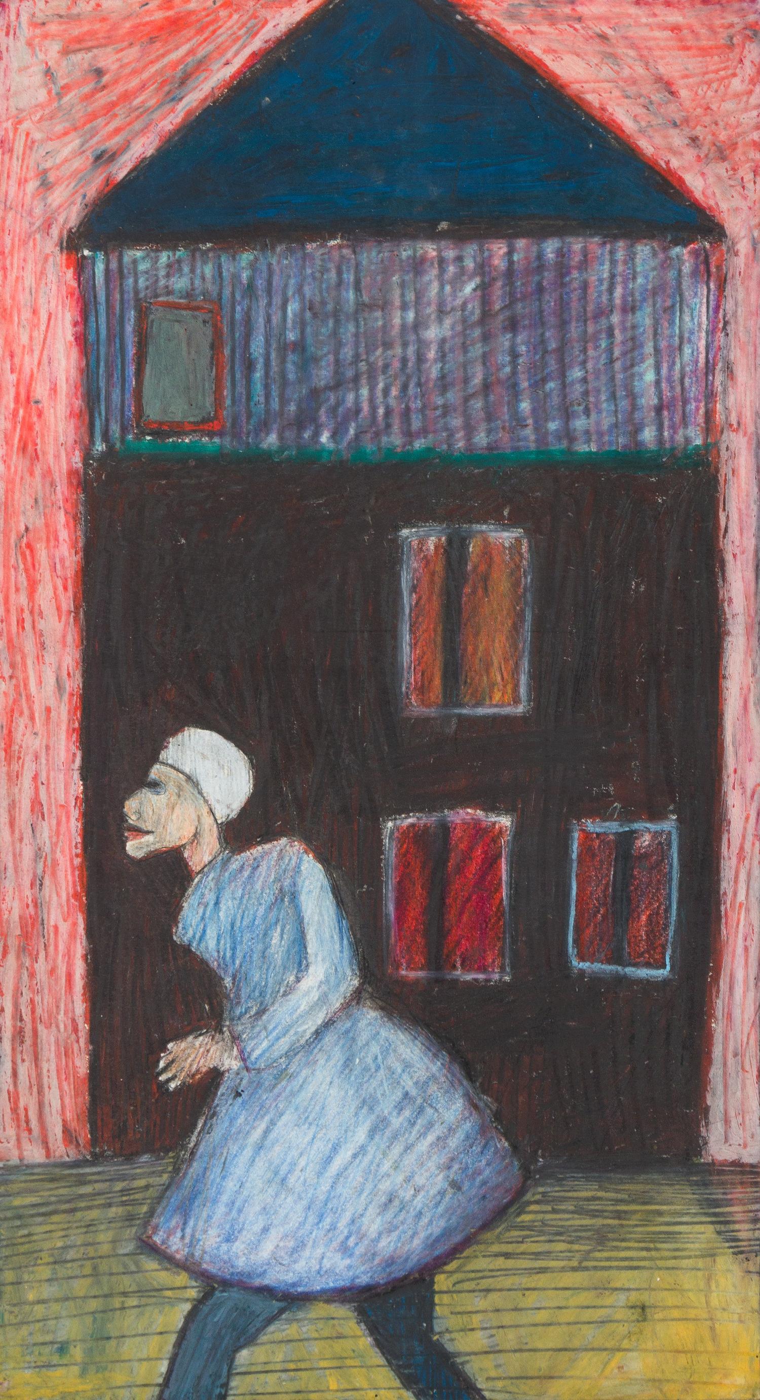 Mana Lagerholm, (Swedish, 1946-2001), Untitled (Running Woman), c. 1977