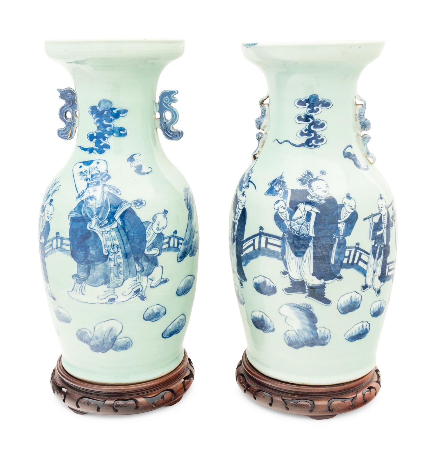 A Pair of Chinese Porcelain Vases
