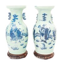 A Pair of Chinese Porcelain Vases