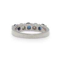 TIFFANY & CO., SAPPHIRE AND DIAMOND RING