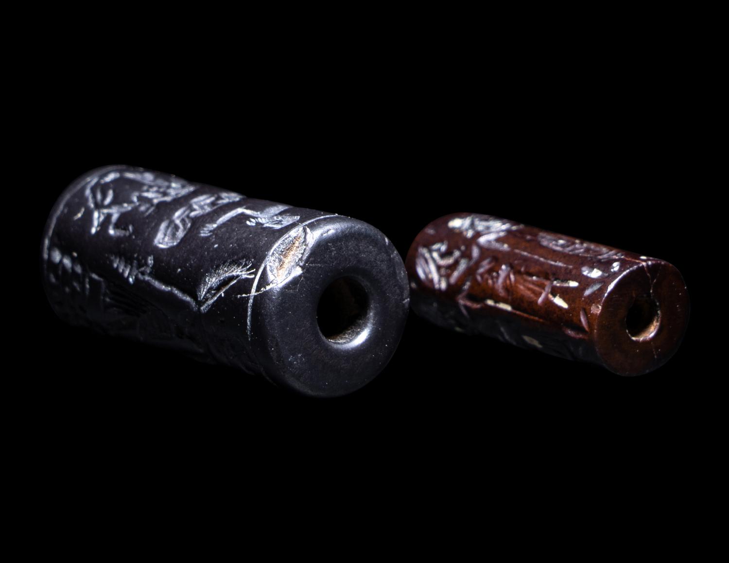 Two Mesopotamian Style Cylinder Seals