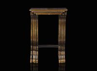 A set of four Chinese Export lacquer nesting tables, first half 19th century 一組四件出口漆桌 十九世紀前葉