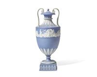 A Wedgwood Jasperware Covered Urn