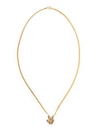 YELLOW GOLD FROG NECKLACE