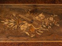 A Swiss Marquetry Harpe Harmonique Piccolo Cylinder Music Box