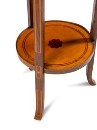 A Continental Marquetry Side Table