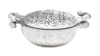 An Aluminum Casserole, Don Drumm Length 13 3/4 inches.