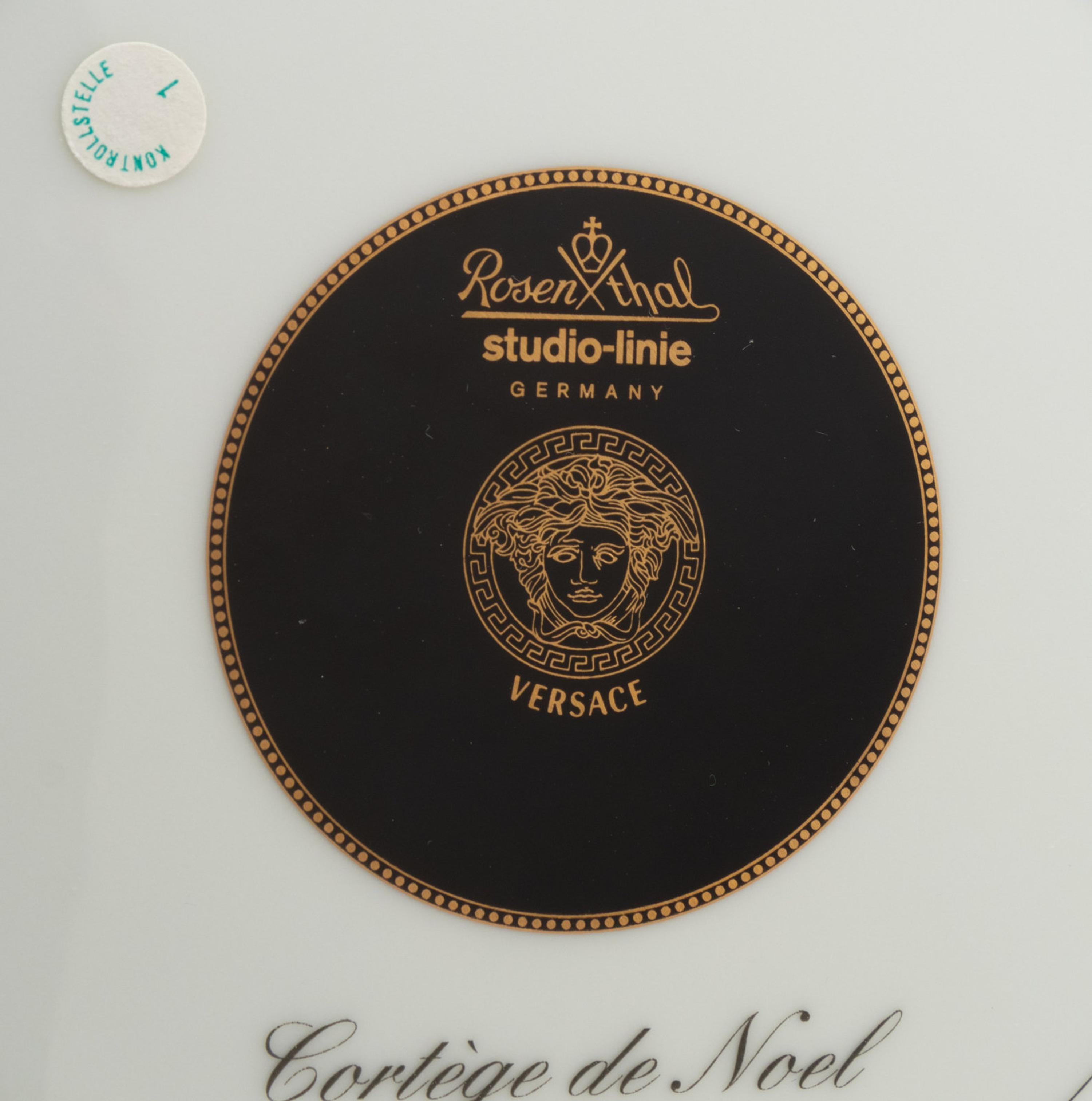 A Set of Twelve Versace Porcelain Plates