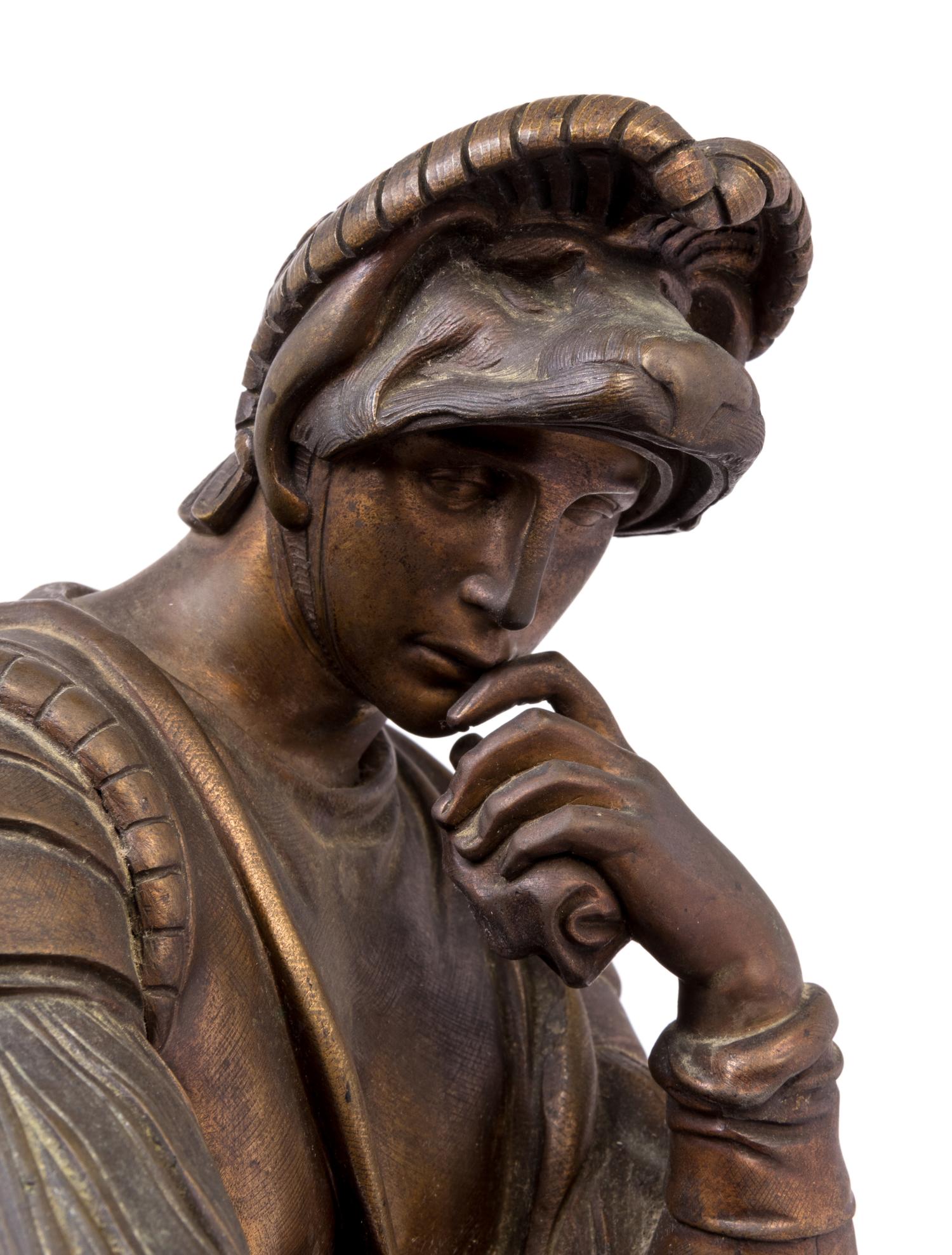 A Continental Bronze Figure of Lorenzo de' Medici