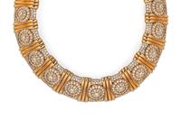 BULGARI, YELLOW GOLD AND DIAMOND NECKLACE