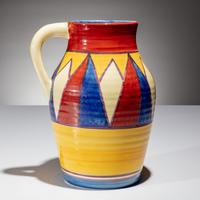 Clarice Cliff (English, 1899–1972) — Bizarre Lotus Jug