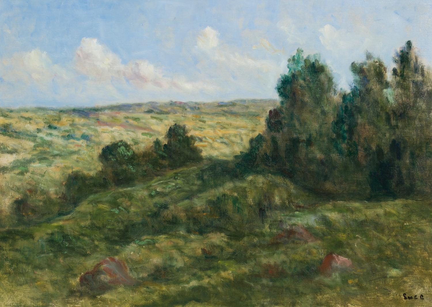 Maximilien Luce, (French, 1858-1941), Rolleboise, le vallon, ca. 1920
