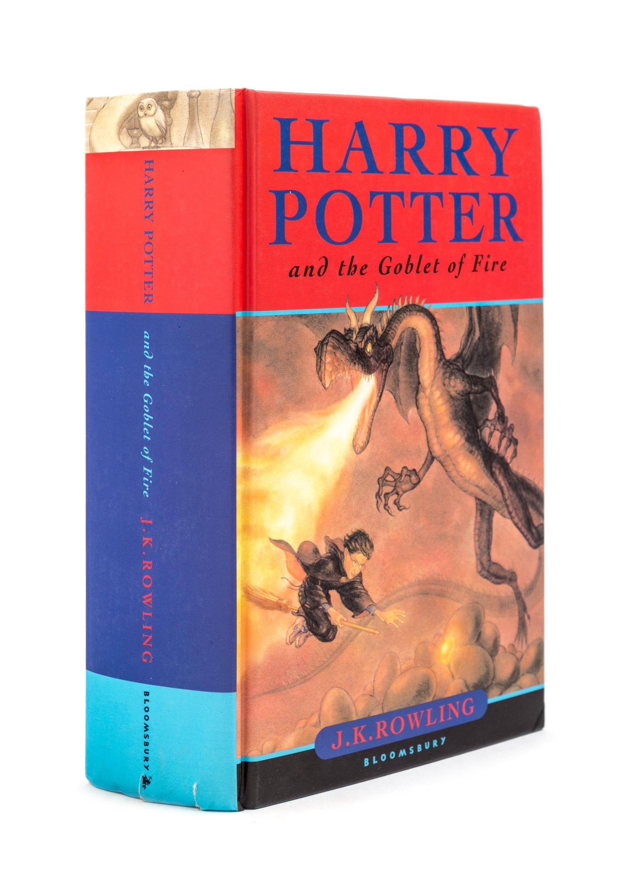ROWLING, J.K. (b. 1965). Harry Potter and the Goblet of Fire. London: Bloomsbury, 2000.