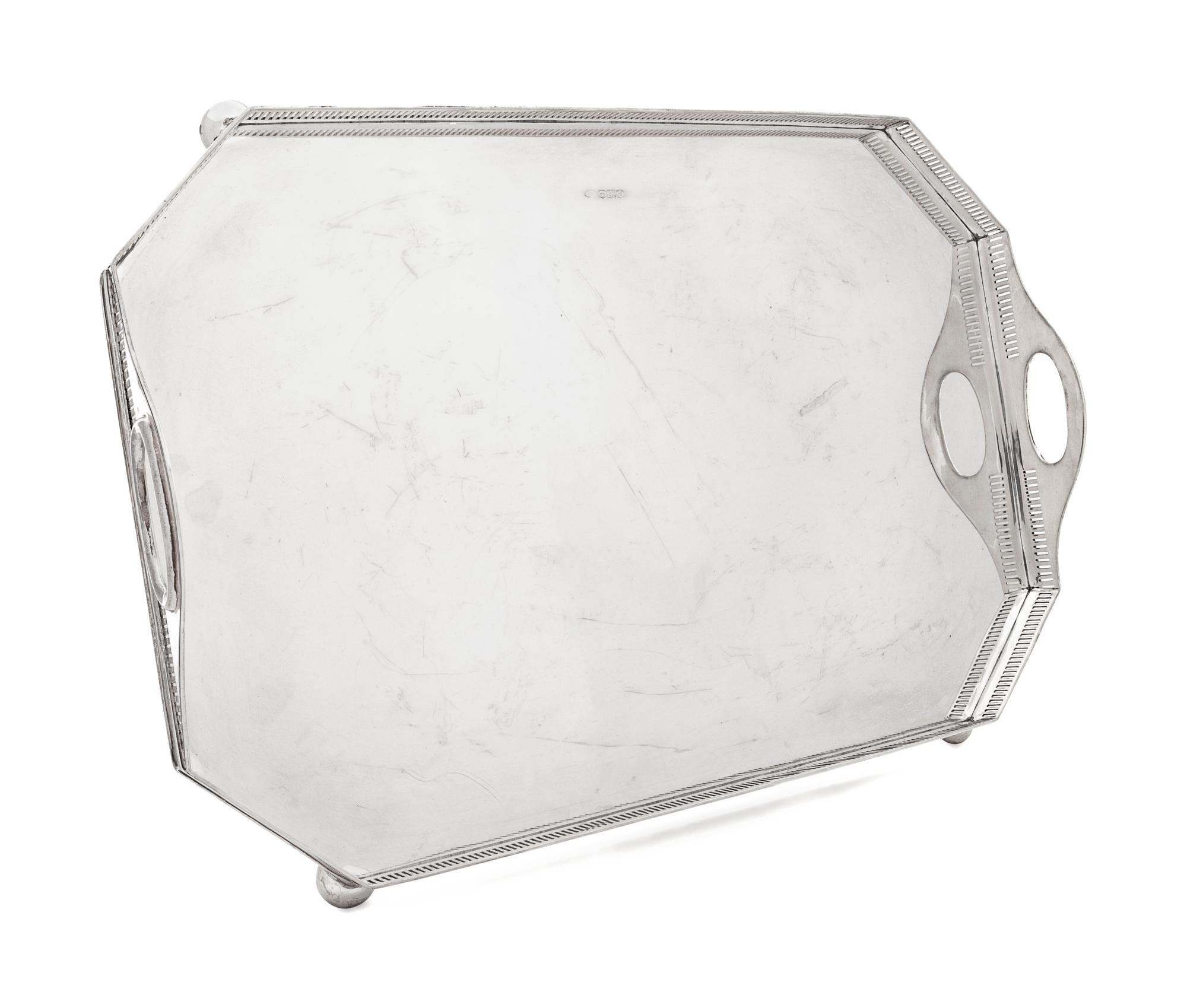 An English Silver Tray