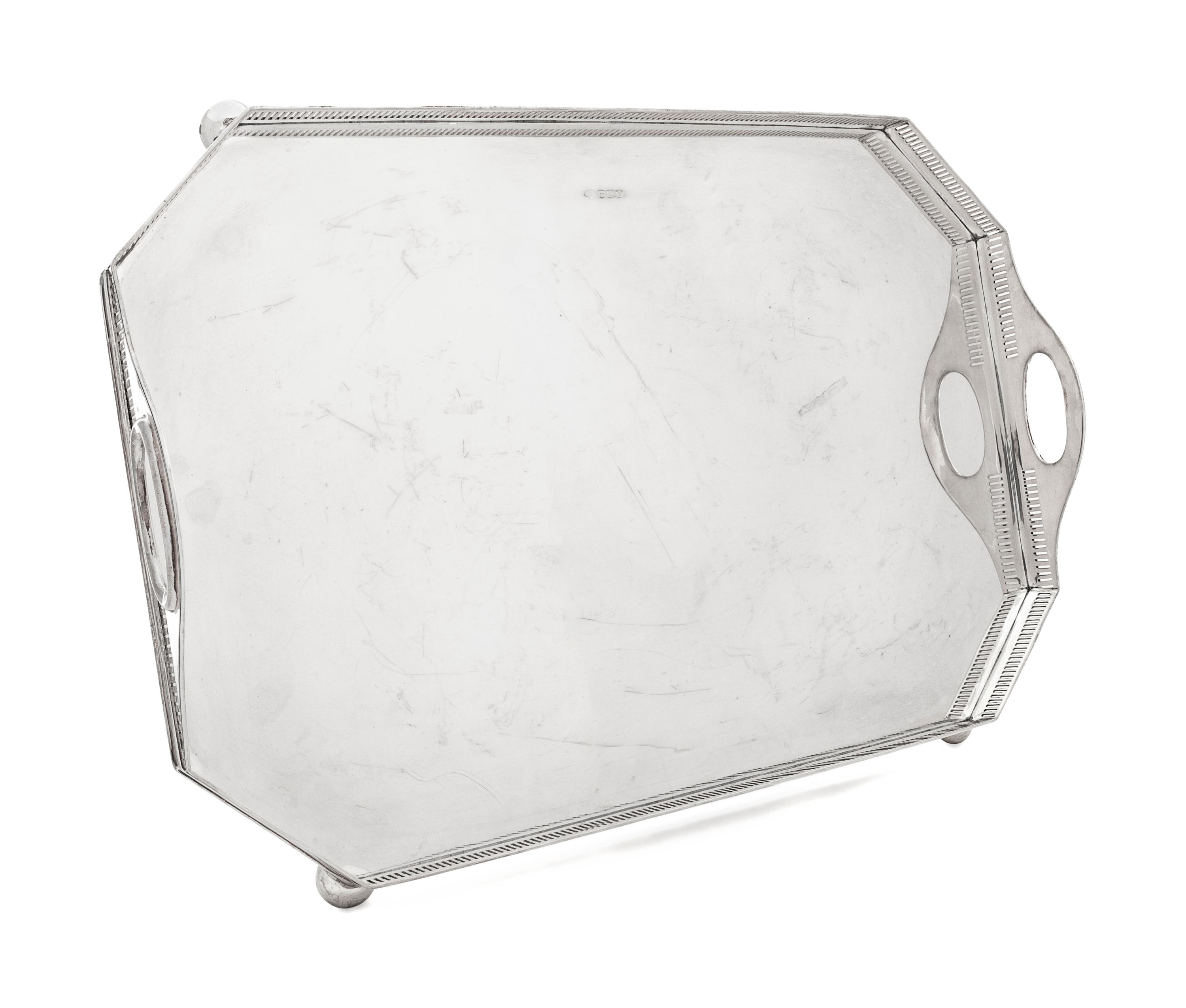An English Silver Tray