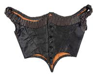 Four "Swiss Waist" Bodices and Corselets, 1860s