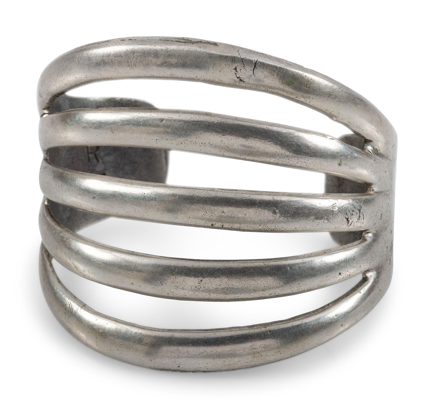 Navajo Sterling Silver Split Shank Cuff Bracelet