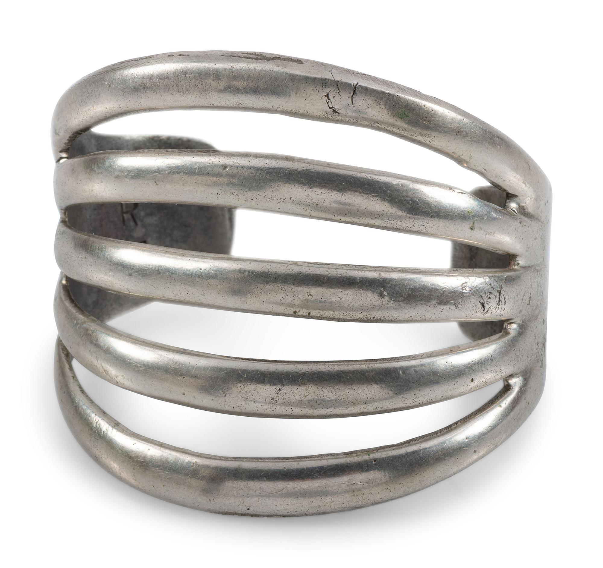 Navajo Sterling Silver Split Shank Cuff Bracelet