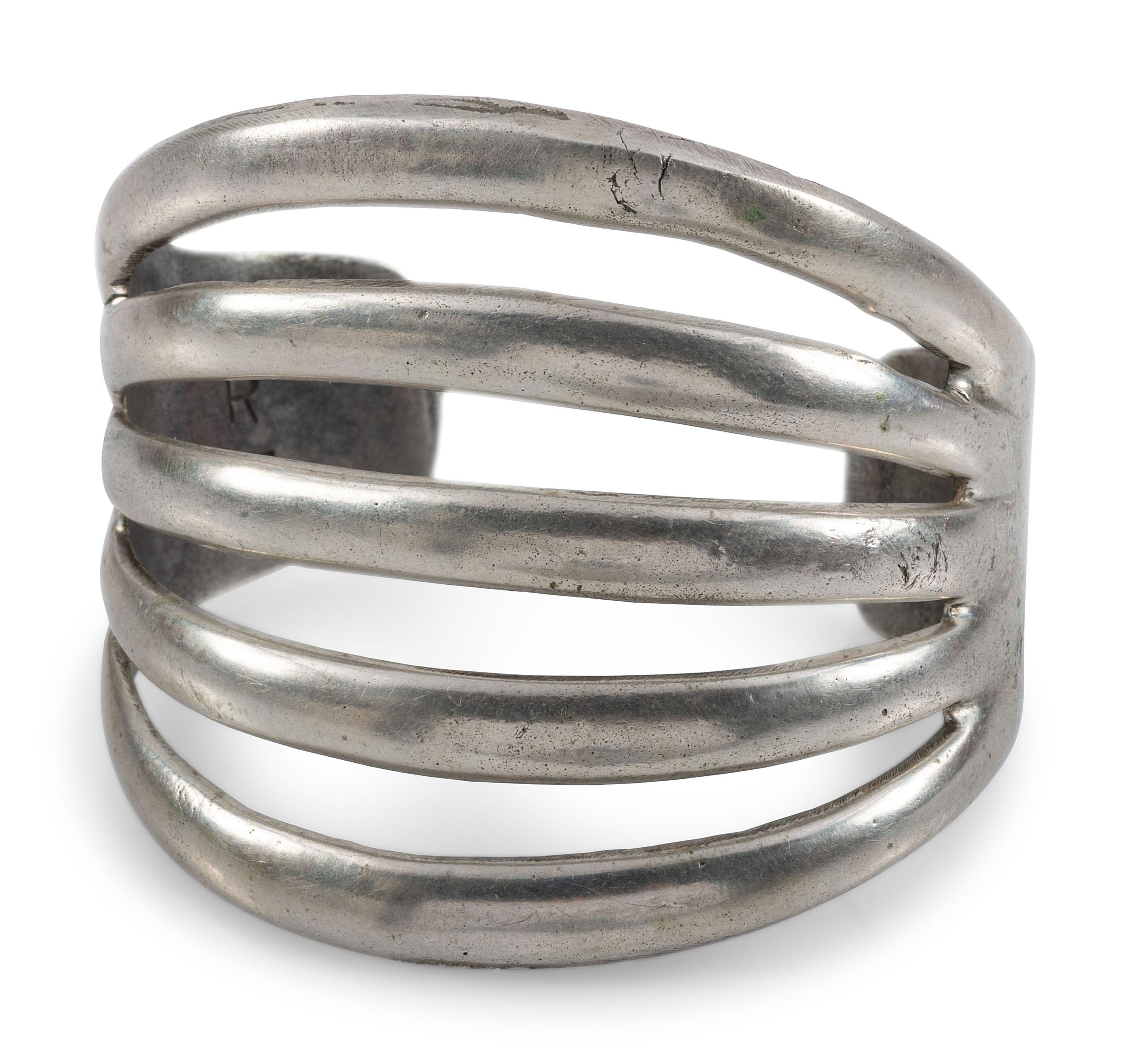 Navajo Sterling Silver Split Shank Cuff Bracelet