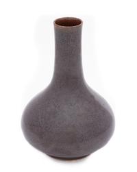 A Chinese Iron Dust Glazed Porcelain Vase YONGZHENG PERIOD Height 6 3/4 inches. — YONGZHENG PERIOD