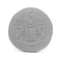 A Gold and Diamond Mounted Carved Hardstone Hand-Seal