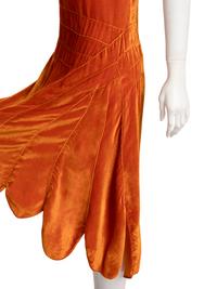 Two Velvet Pieces: One Coat Trimmed in Fur, One Velvet Dress, 1920s