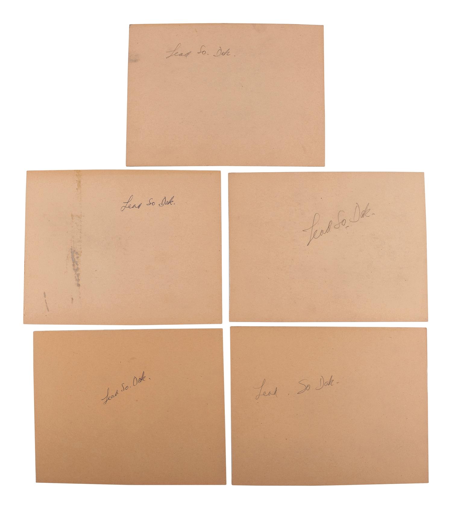 [SOUTH DAKOTA]. A group of 15 Lead, South Dakota, town and mining photographs, comprising: