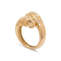 ZOLOTAS, YELLOW GOLD AND DIAMOND CHIMERA RING