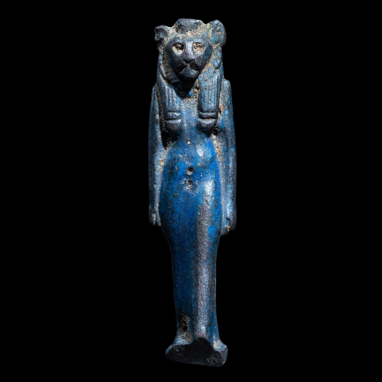 An Egyptian Lapis Lazuli Sekhmet