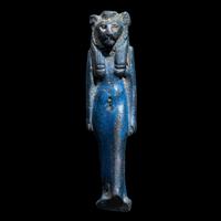 An Egyptian Lapis Lazuli Sekhmet