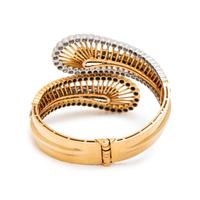BICOLOR GOLD, TURQUOISE, AND DIAMOND BRACELET