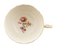 A Meissen Porcelain Teacup and Saucer