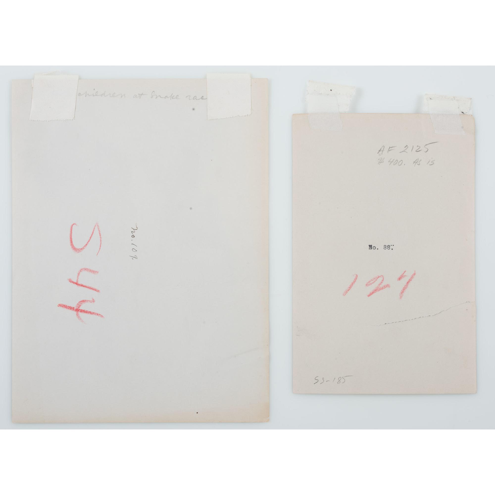 Edward Curtis, Ten Photographs from Original Manuscript Acquired Directly from the Curtis Estate