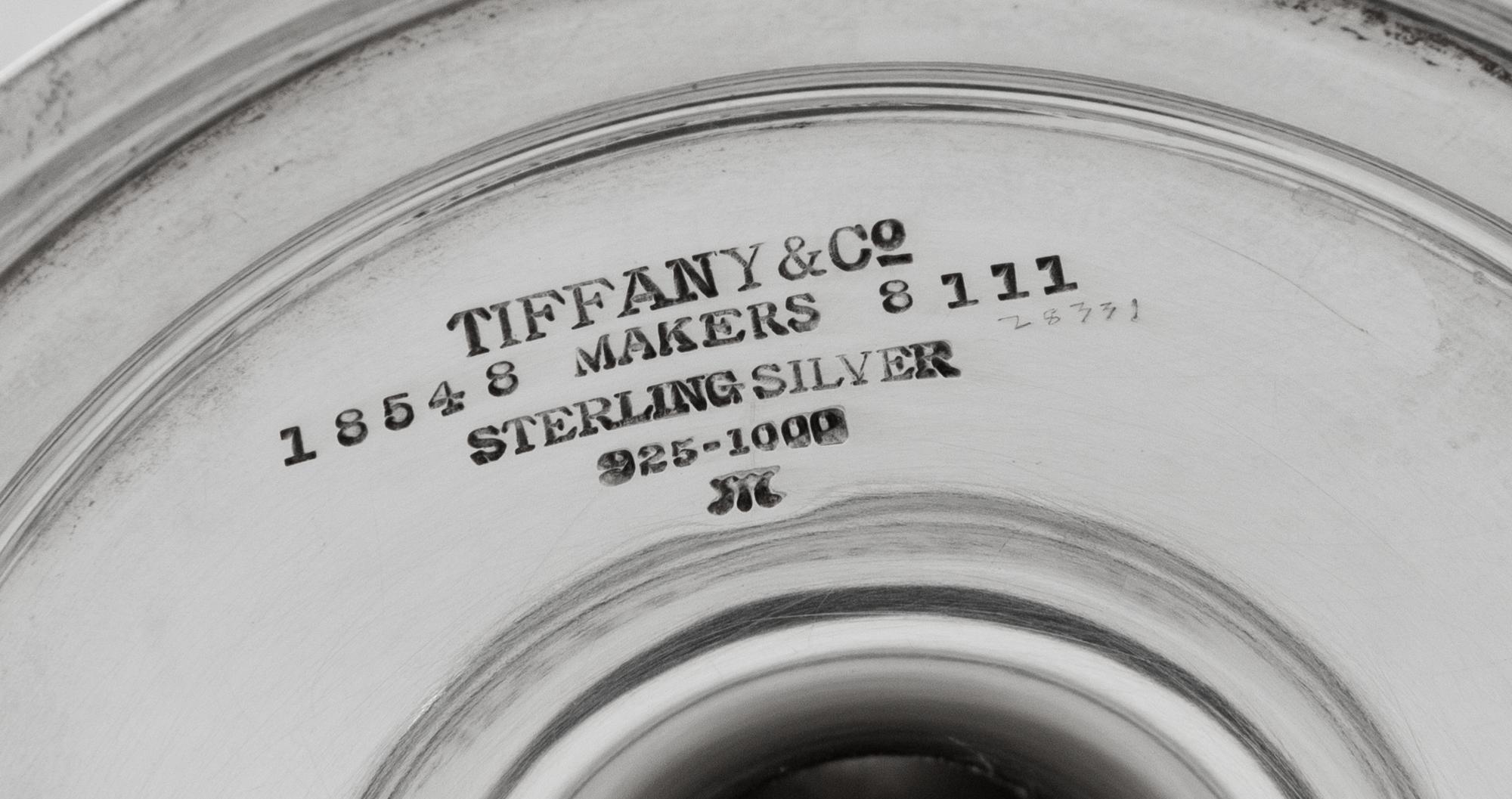 A Pair of Tiffany & Co. Silver Goblets