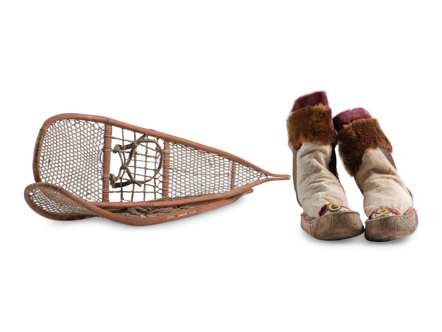 Arctic Mukluks and Snowshoes