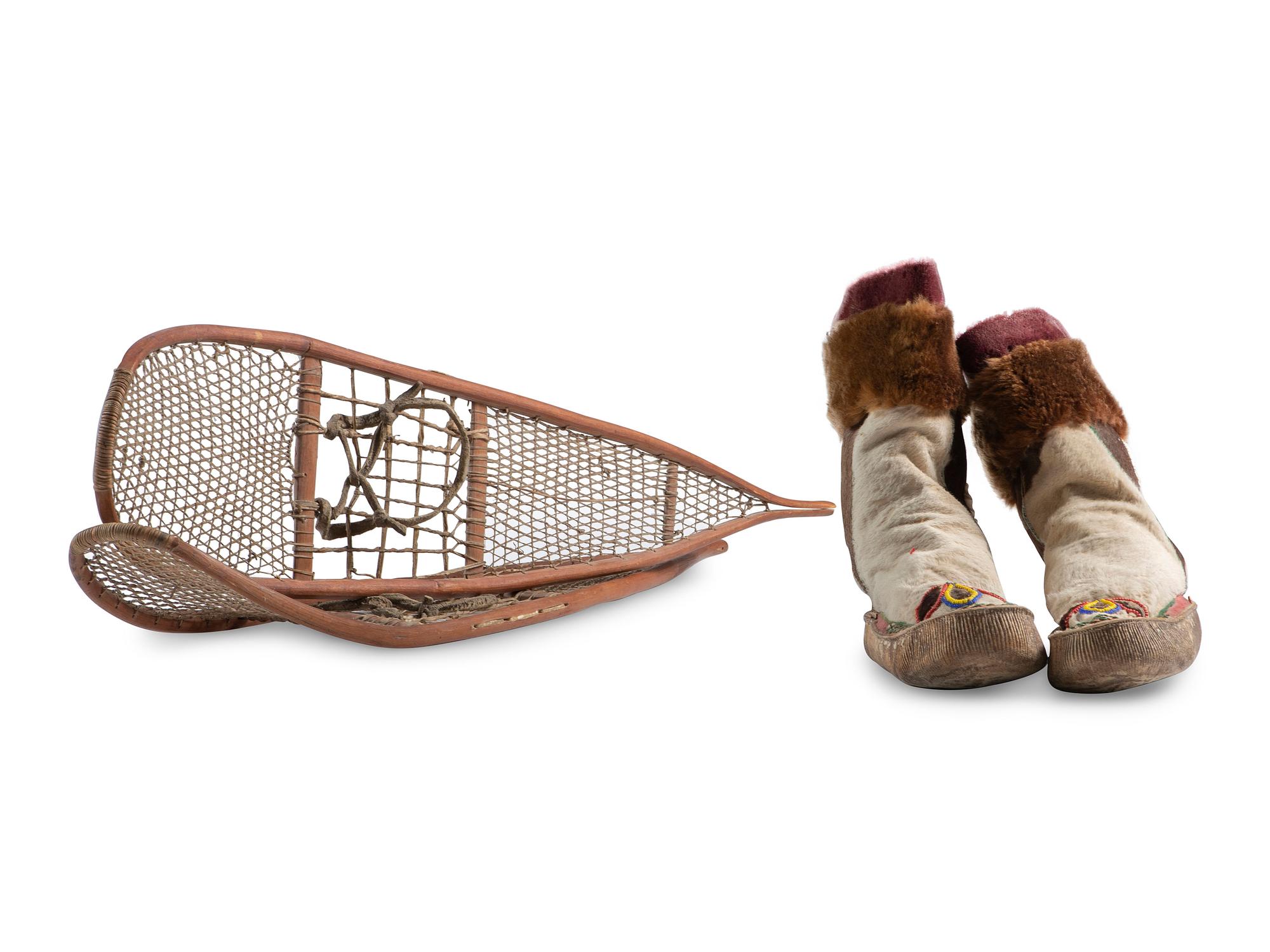 Arctic Mukluks and Snowshoes