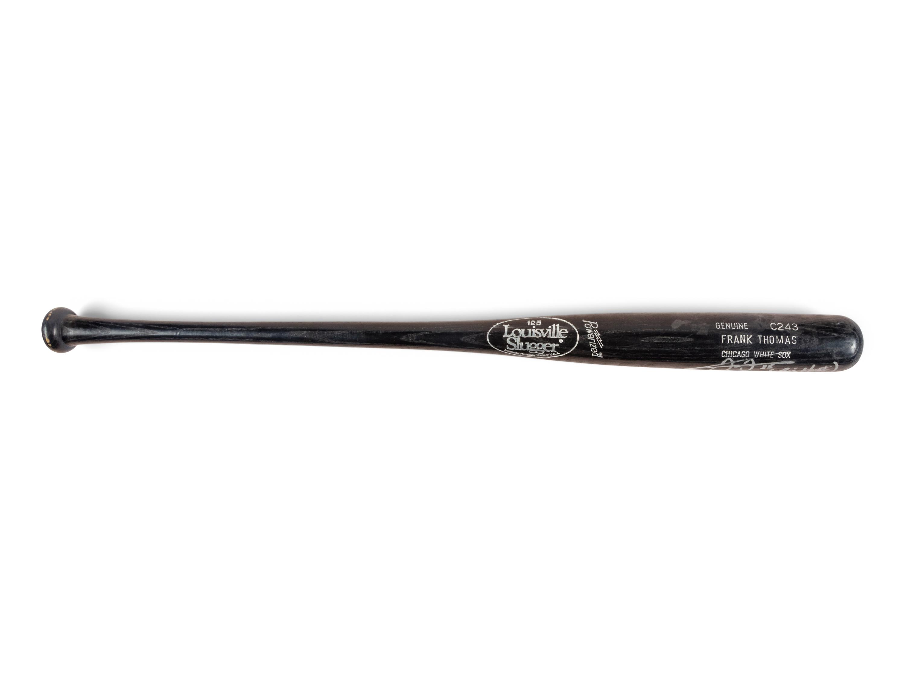 A Frank Thomas Signed Autograph Collection Featuring Chicago White Sox Full Uniform and Reebok Cleats