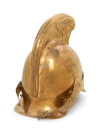 A Continental Brass Parade Helmet