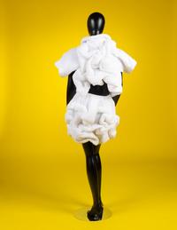 Comme des Garçons White Soft Sculpt Ensemble, Fall 2010