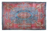A Tabriz Wool Carpet 16 feet 10 inches x 12 feet 8 inches.