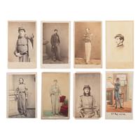 [Civil War] Group of 28 Carte de Visites and Tintype of the 7th New York State Militia